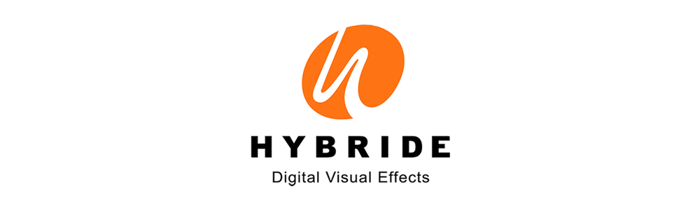 Hybride's logo changes colour